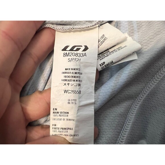 Louis Garneau The Black Dog Cycling Top Size S 1/2 Zip Front Back Pockets - Picture 9 of 11